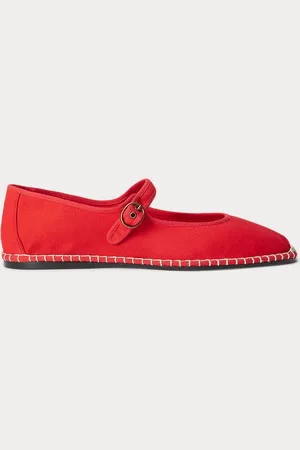 Ralph Lauren Canvas Mary Jane Espadrille