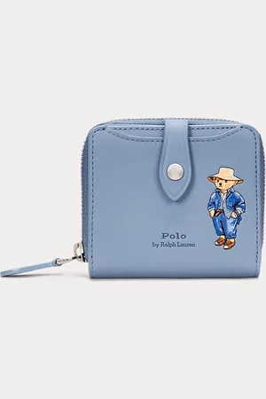 Ralph Lauren Polo Bear Leather Compact Wallet