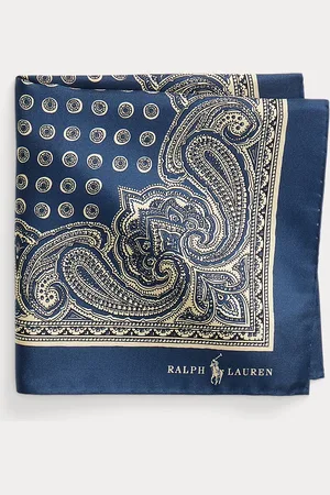 Ralph Lauren Silk Foulard Pocket Square