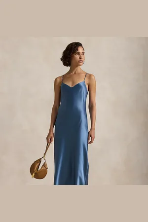 Ralph Lauren Satin Midi Slip Dress