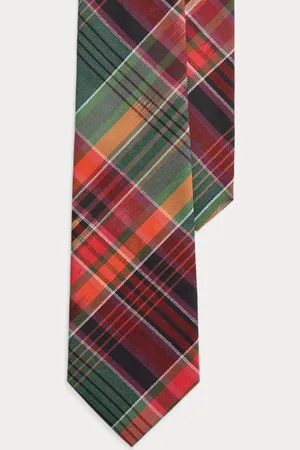 Ralph Lauren Plaid Cotton Tie