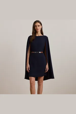 Ralph Lauren Petite - Cape Georgette Cocktail Dress
