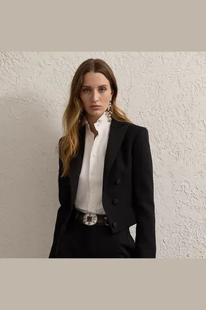 Ralph Lauren Spencer Wool Crepe Tuxedo Jacket