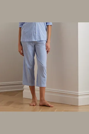 Ralph Lauren Striped Cotton Jersey Capri Sleep Set