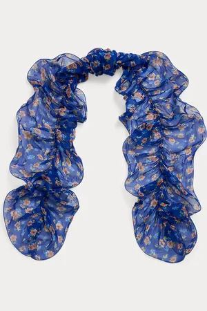 Ralph Lauren Floral Ruffled Scarf