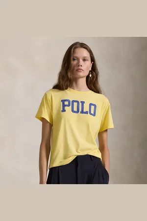 Ralph Lauren Logo Cotton Jersey Crewneck Tee