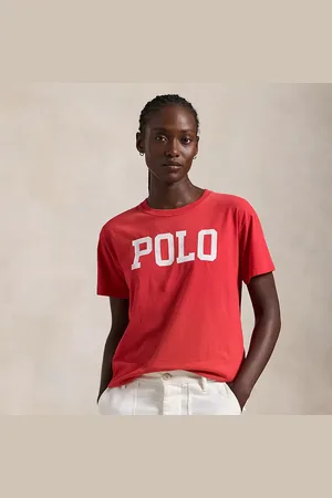 Ralph Lauren Logo Cotton Jersey Crewneck Tee