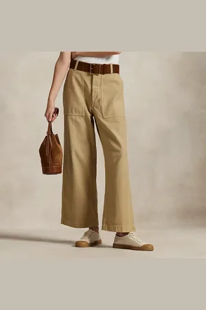 Ralph Lauren The Ricky Wide-Leg Crop Trouser