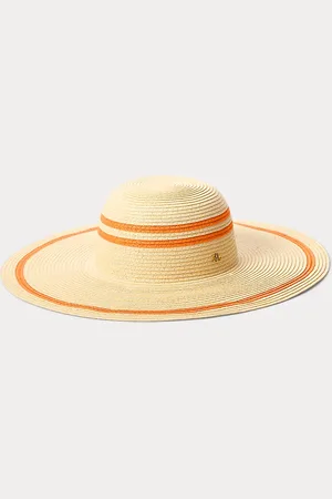 Ralph Lauren Striped Straw Sun Hat