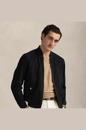 Ralph Lauren Suede Bomber Jacket