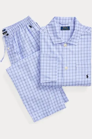 Ralph Lauren Monogram-Print Cotton Pyjama Set