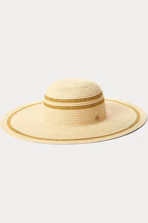 Ralph Lauren Striped Straw Sun Hat