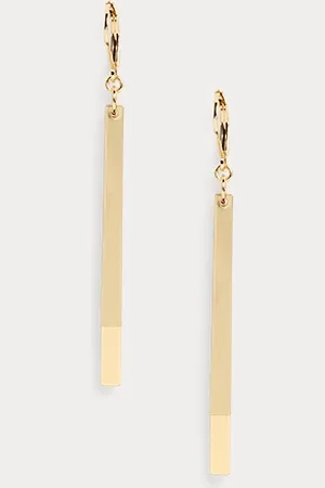 Ralph Lauren Plated Brass Linear Earrings