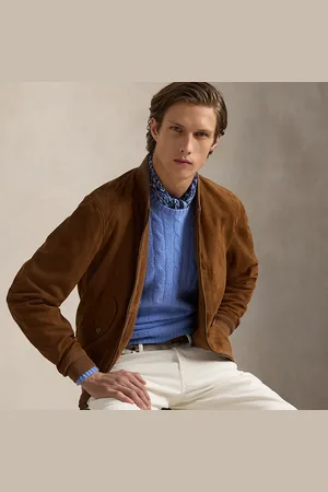 Ralph Lauren Suede Bomber Jacket