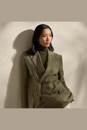 Ralph Lauren Richie Glen Plaid Tweed Jacket