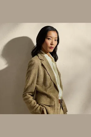 Ralph Lauren Preston Embellished Tweed Jacket