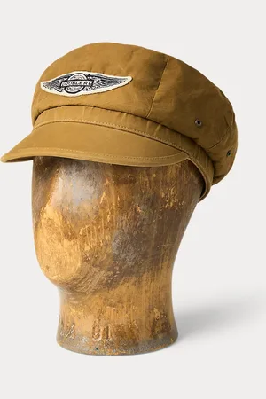 Ralph Lauren Oilcloth Motorcycle Cap