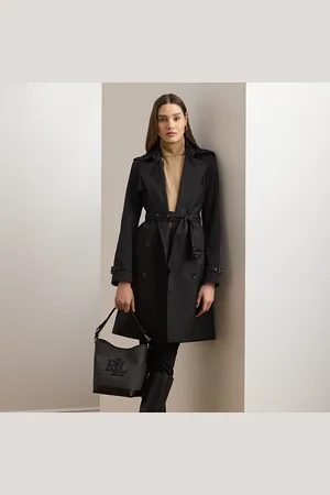 Ralph Lauren Double-Breasted Cotton-Blend Trench Coat
