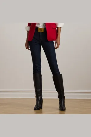 Ralph Lauren High-Rise Skinny Ankle Jean