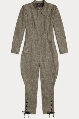 Ralph Lauren Herringbone Tweed Jumpsuit