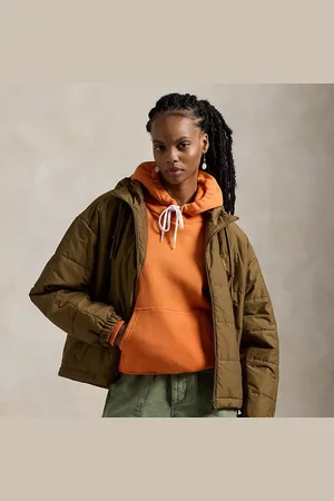 Ralph Lauren Box-Quilted Hooded Jacket
