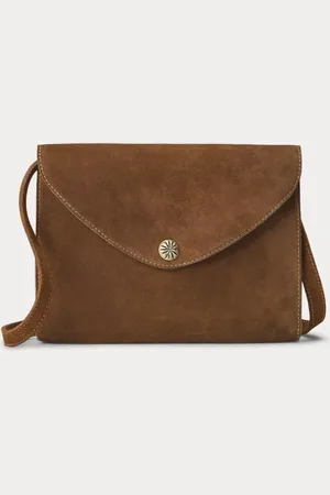 Ralph Lauren Roughout Suede Crossbody Bag