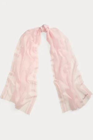 Ralph Lauren Two-Tone Wool-Blend Wrap Scarf