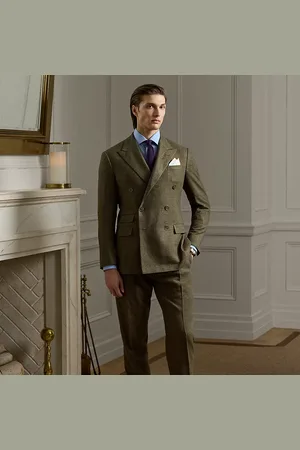 Ralph Lauren Kent Handmade Plaid Wool-Blend Suit