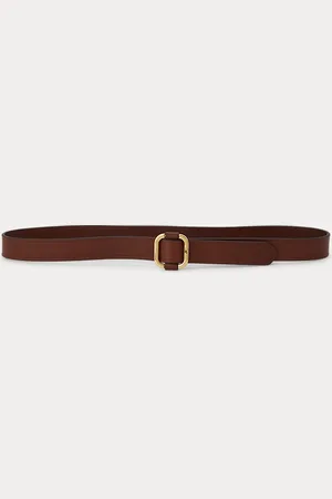 Ralph Lauren Leather Slide Buckle Belt