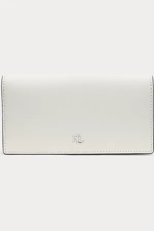 Ralph Lauren Crosshatch Leather Slim Wallet