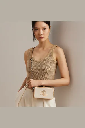 Ralph Lauren Canvas Medium Witley Crossbody Wallet