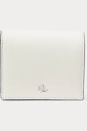 Ralph Lauren Crosshatch Leather Compact Wallet