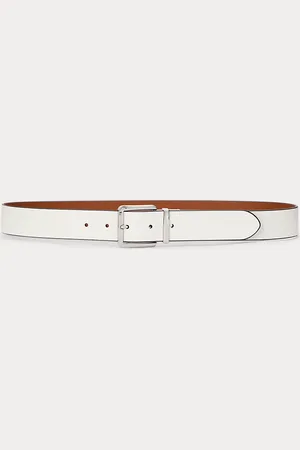 Ralph Lauren Reversible Crosshatch Leather Belt