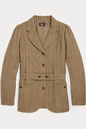 Ralph Lauren Belted Tweed Jacket