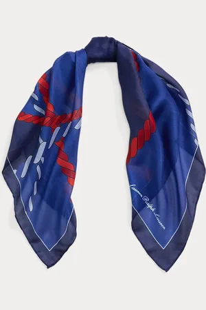 Ralph Lauren Rope-Print Square Scarf
