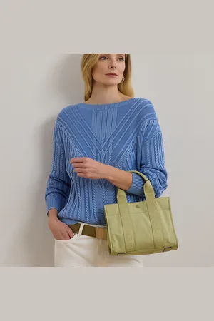 Ralph Lauren Nylon Small Stevie Tote Bag