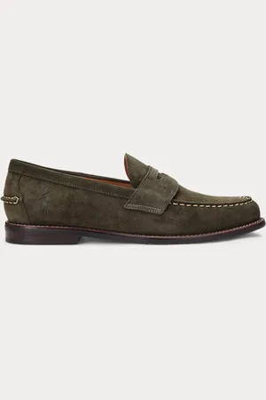 Ralph Lauren Alston Suede Penny Loafer