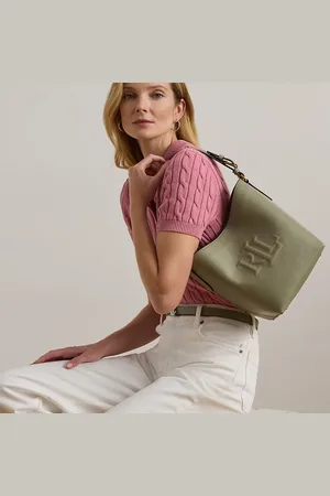 Ralph Lauren Leather Medium Witley Bucket Bag