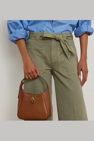 Ralph Lauren Leather Small Tanner Shoulder Bag