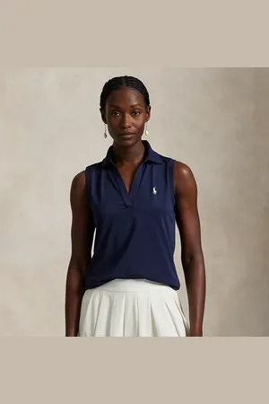 Ralph Lauren Tailored Fit Sleeveless Polo Shirt