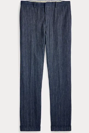 Ralph Lauren Slim Striped Herringbone Suit Trouser