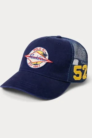 Ralph Lauren Logo-Patch Twill Trucker Cap