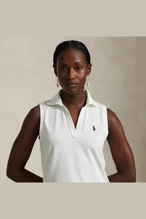 Ralph Lauren Tailored Fit Sleeveless Polo Shirt