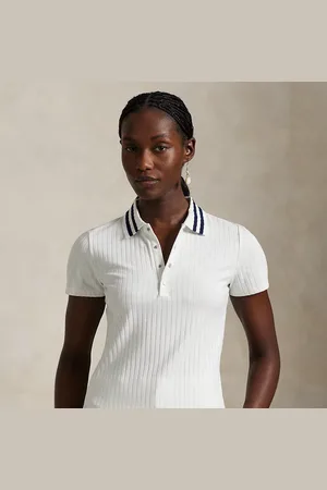 Ralph Lauren Slim Fit Rib-knit Polo Shirt