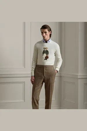 Ralph Lauren Gregory Handmade Glen Plaid Suit Trouser