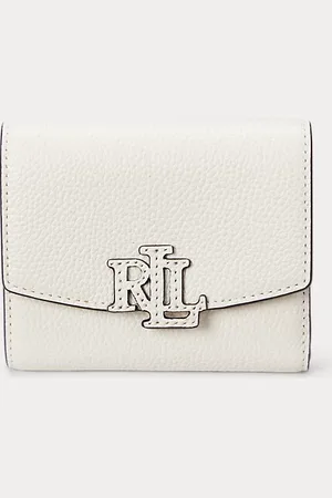 Ralph Lauren Pebbled Small Cameryn Flap Wallet