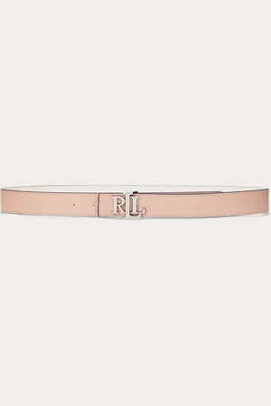 Ralph Lauren Logo Reversible Pebbled Leather Belt