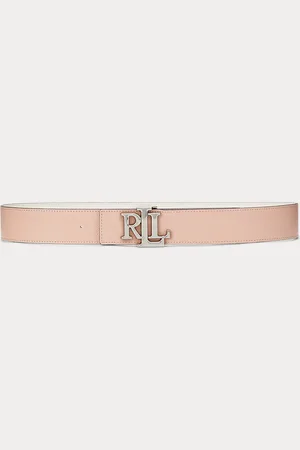 Ralph Lauren Reversible Pebbled Leather Wide Belt