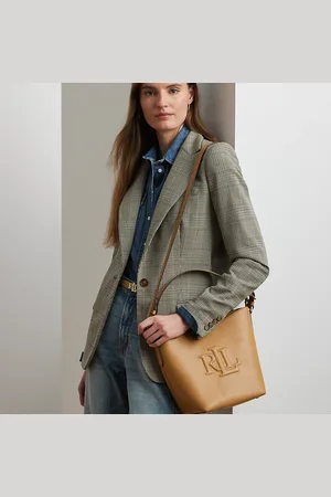 Ralph Lauren Leather Medium Witley Bucket Bag