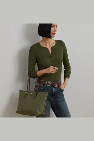 Ralph Lauren Nylon Medium Keaton Tote Bag